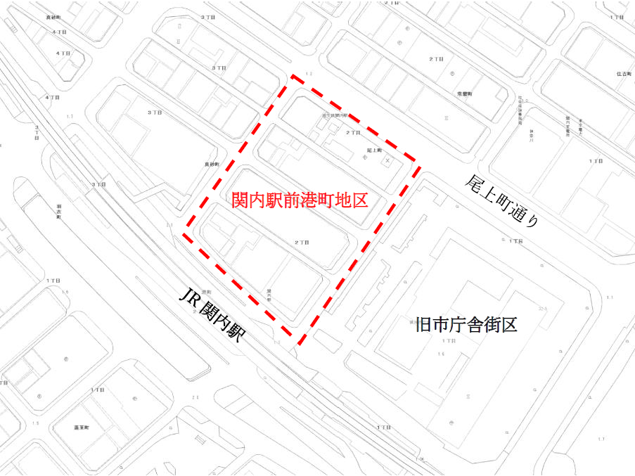 マップ：再開発エリア