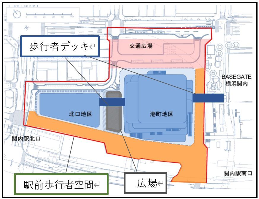 マップ：再開発エリア