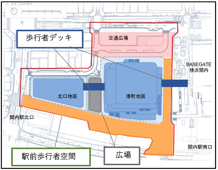 マップ：再開発エリア